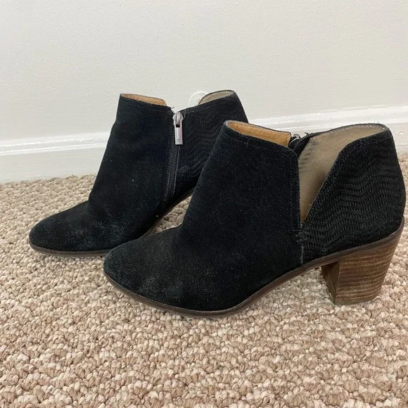 Lucky Brand Shoes Lucky Brand Black Textured Heeled Pickla